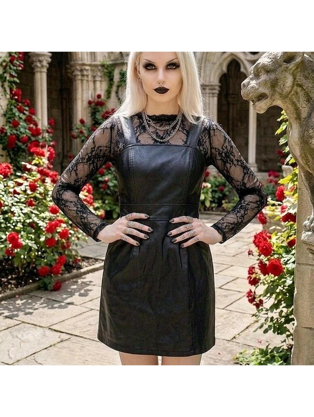 Wild Fable Women's Black Dress